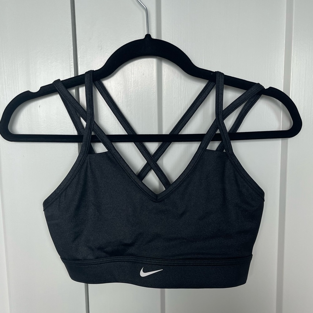 Nike Dri-Fit Black Sports Bra Size M